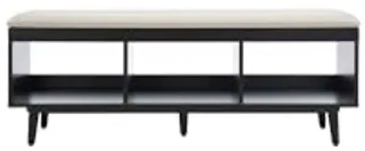 Safavieh Home Collection BCH5000 Bench, Cream/Black