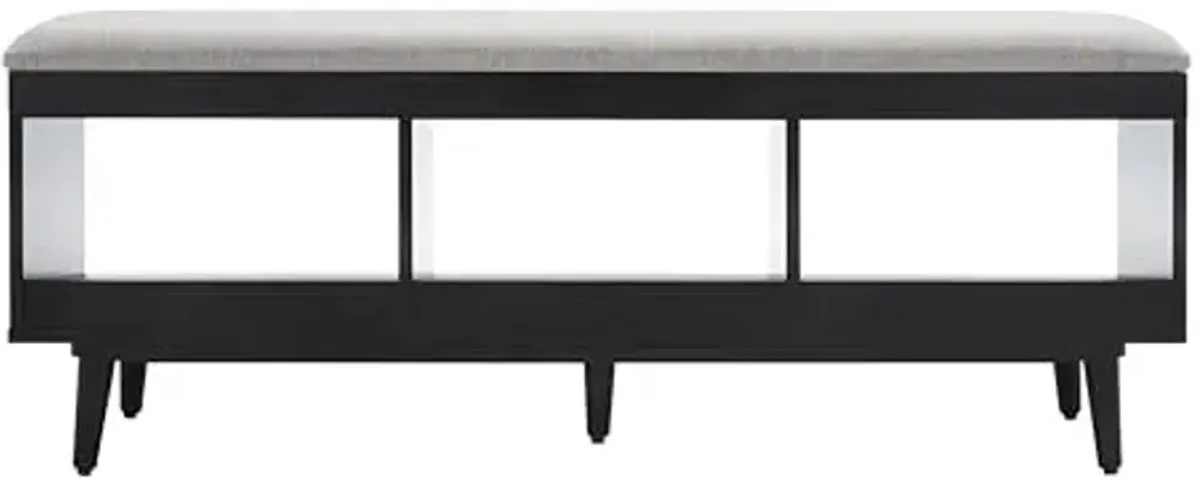 Safavieh Home Collection BCH5000 Bench, Grey/Black
