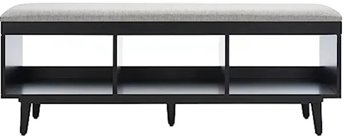 Safavieh Home Collection BCH5000 Bench, Grey/Black
