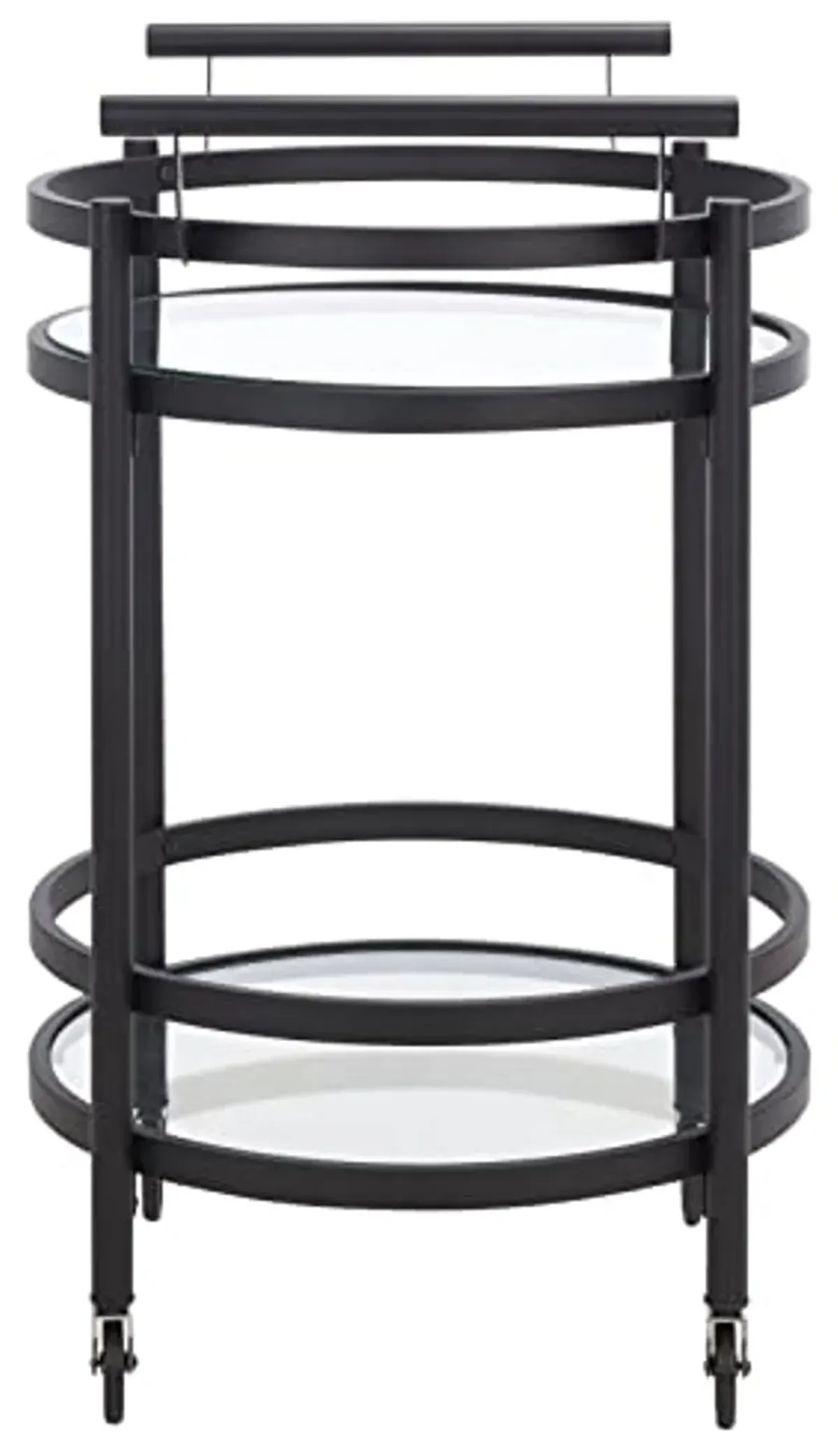 Safavieh Home Collection BCT8001 Bar Cart, Matte/Black