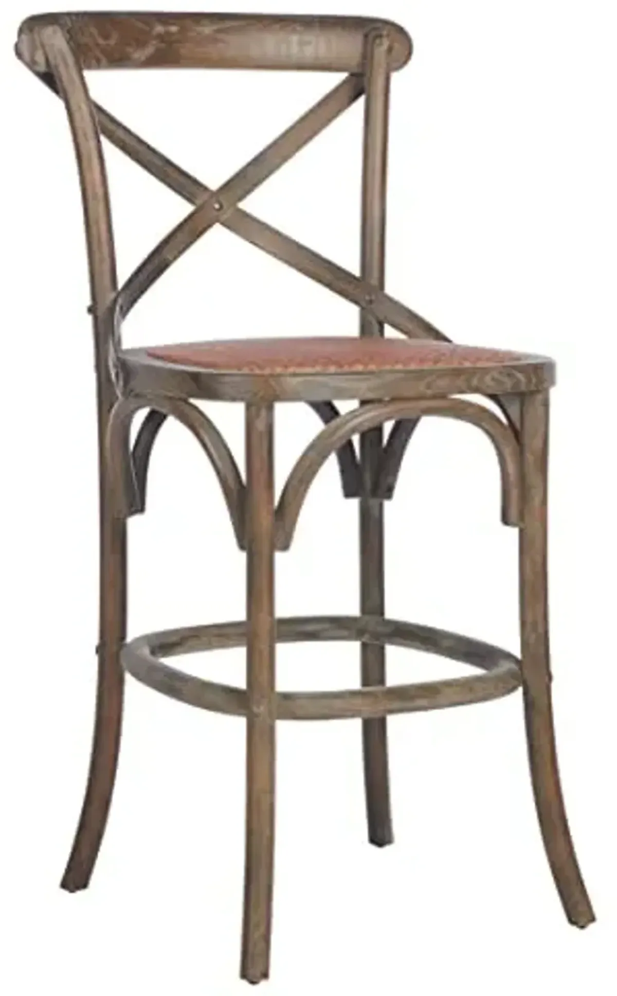 Safavieh Home Collection Franklin Weathered Grey 24-inch Counter Stool (Fully Assembled)