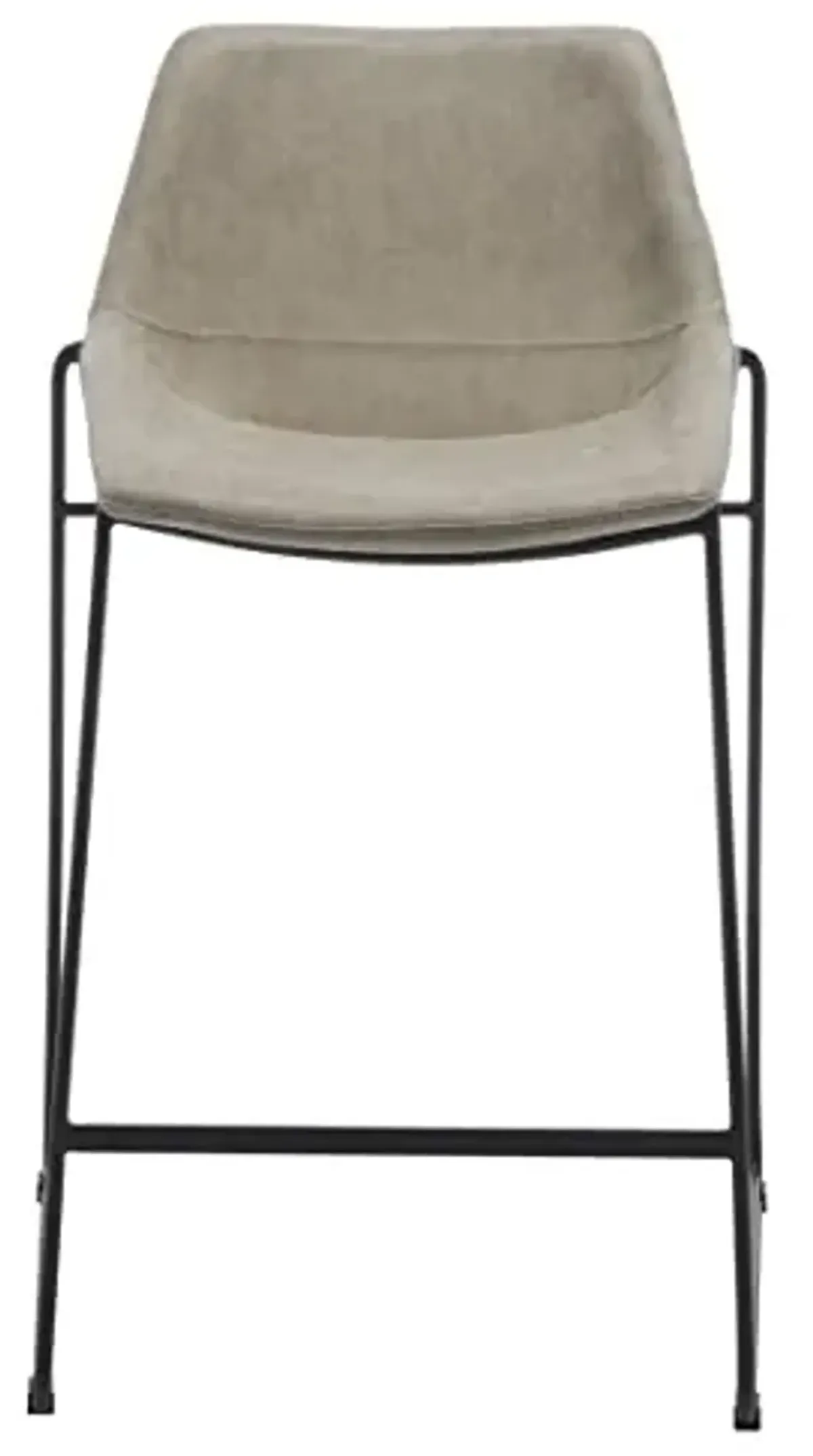 Safavieh Home Collection Alexis Mid-Century Stone/Black Legs 27-inch Counter Stool