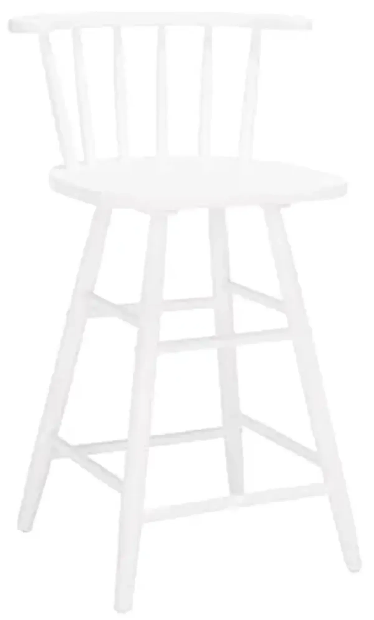 Safavieh Home Collection Jay Farmhouse White Spindle Solid Wood 25-inch Counter Stool