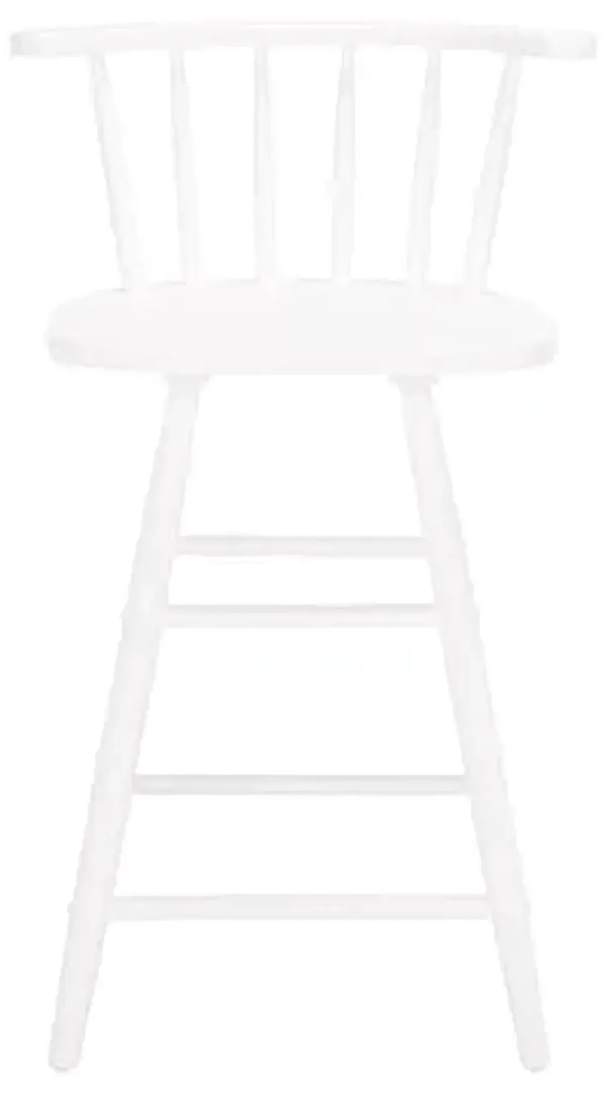 Safavieh Home Collection Jay Farmhouse White Spindle Solid Wood 25-inch Counter Stool