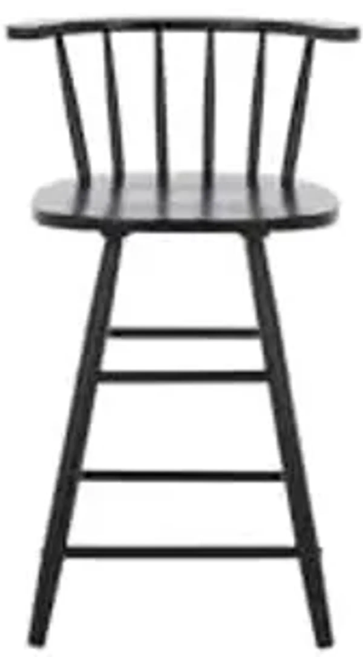 Safavieh Home Collection Jay Farmhouse Black Spindle Solid Wood 25-inch Counter Stool