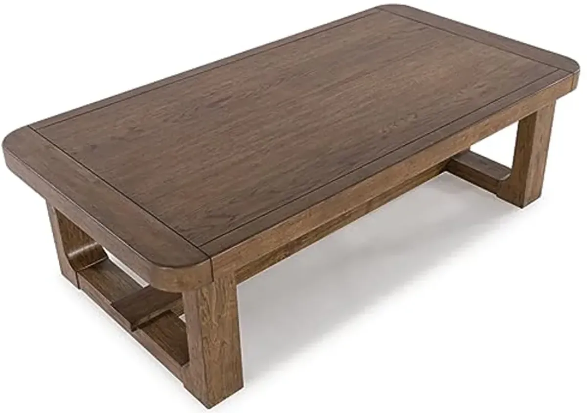 Signature Design by Ashley Cabalynn Traditional Farmhouse Coffee Table, Brown