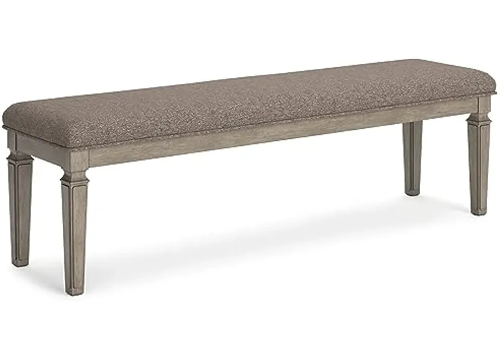 Signature Design by Ashley Lexorne Traditional 19.5" Dining Bench, Gray