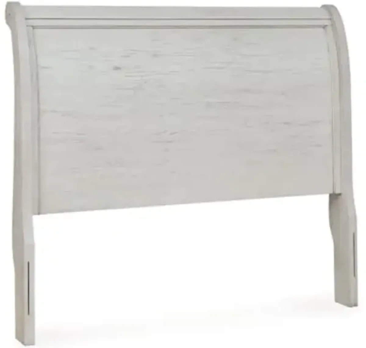 Signature Design by Ashley Robbinsdale Farmhouse Sleigh Headboard ONLY, Full, Whitewash