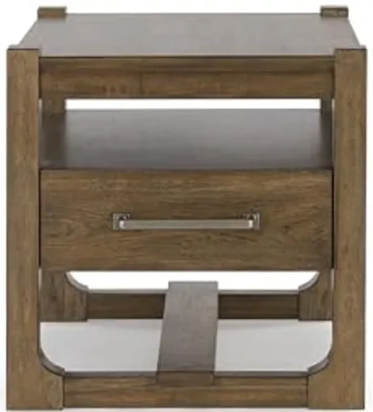 Signature Design by Ashley Cabalynn Casual End Table with 1 Drawer, Light Brown