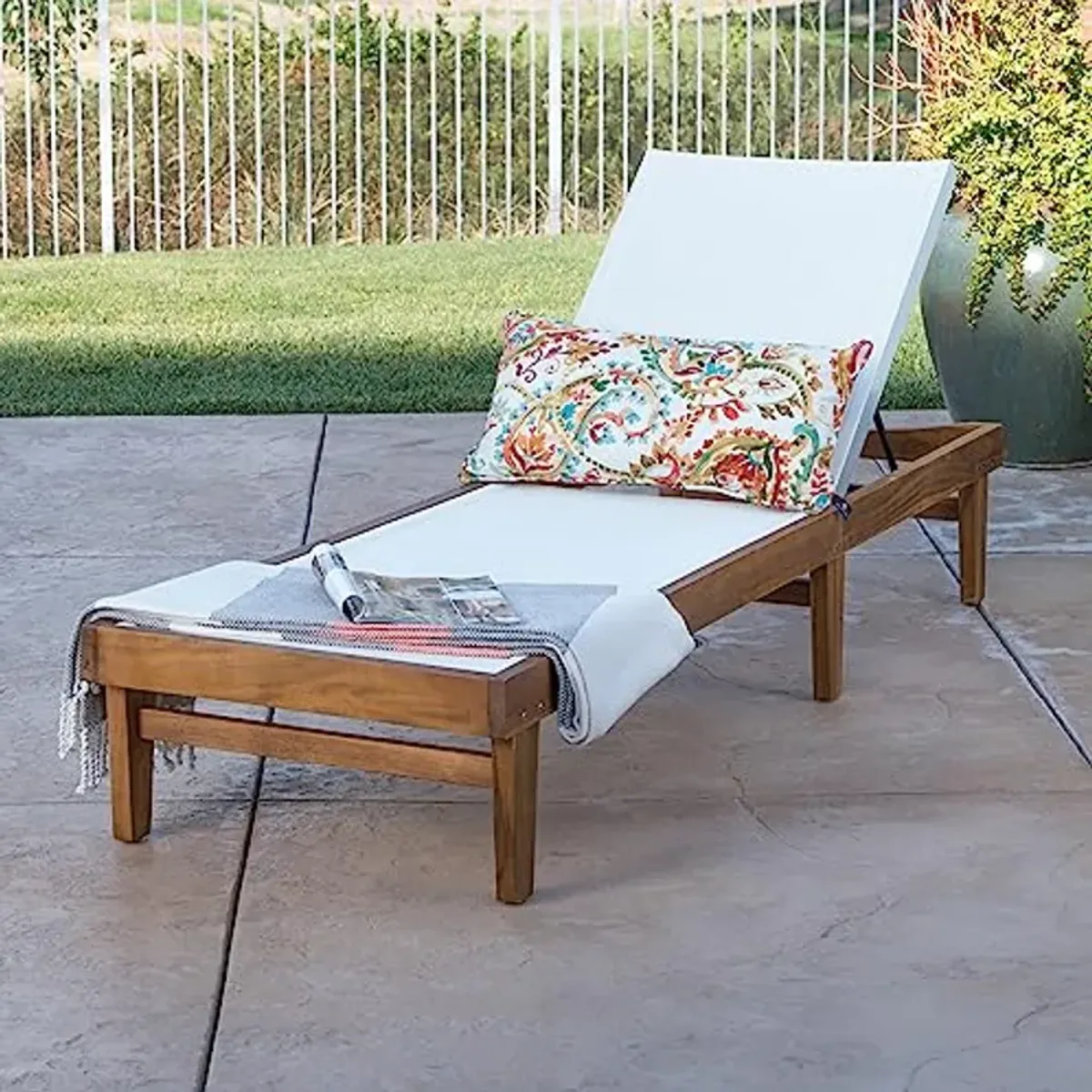 Christopher Knight Home Summerland Outdoor Lounge with End Table