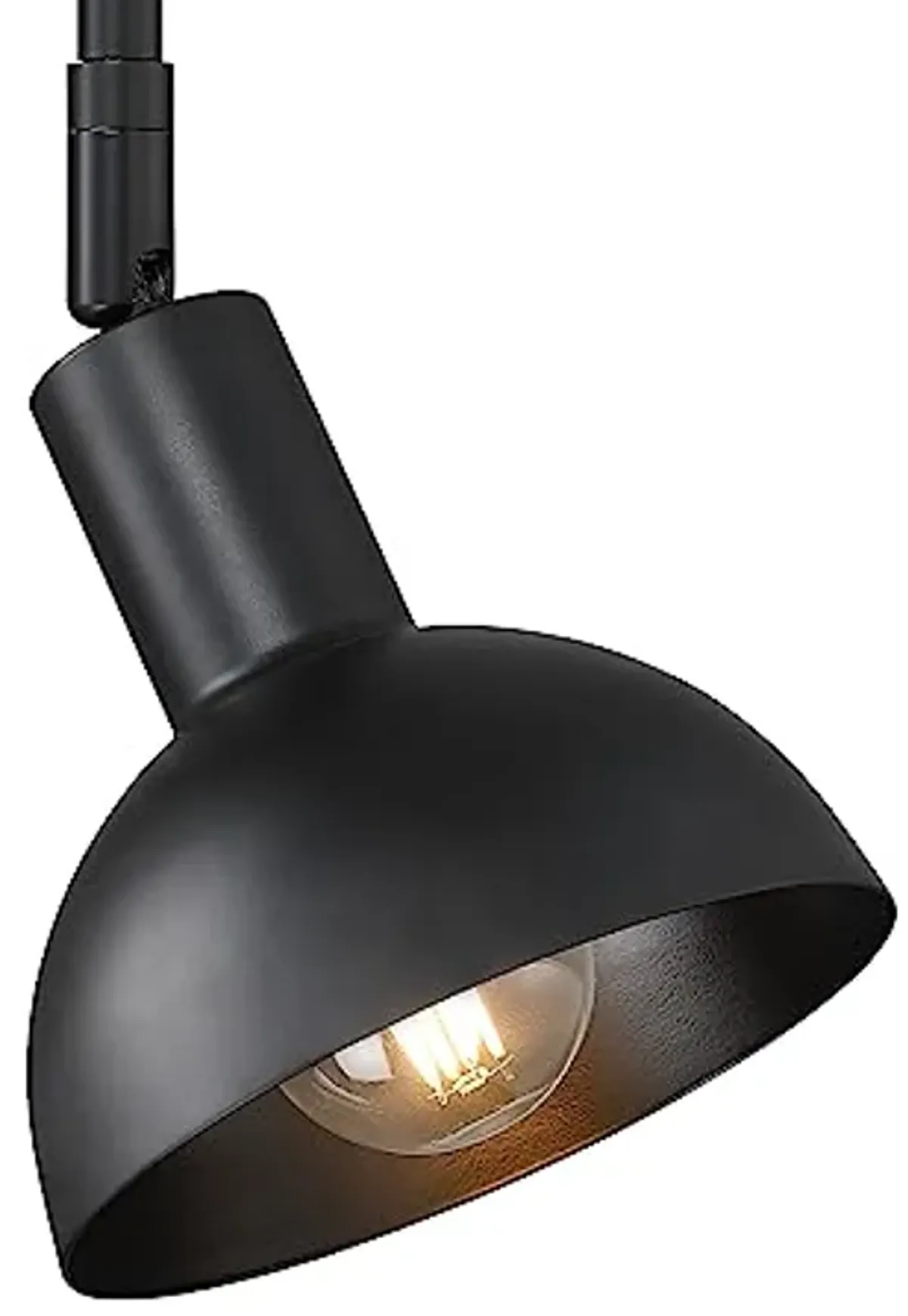 Nathan James Tamlin Wall Light Fixture, Wall Mounted 1-Light Lamp, Plugin Sconce with On/Off Switch for Living Room, Reading Nook or Bedroom, Matte Black