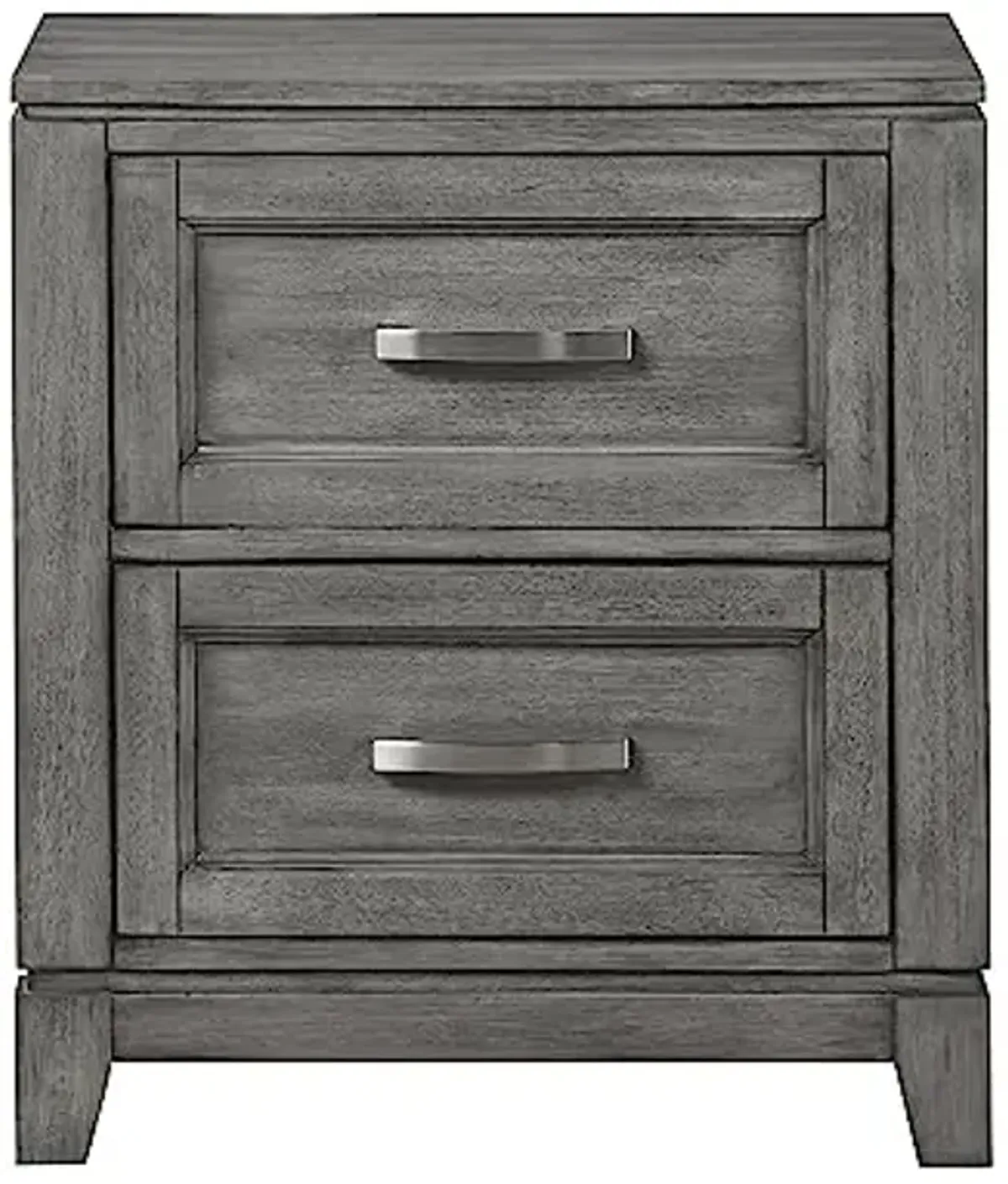 Lexicon Bertillon 2-Drawer Nightstand, Gray
