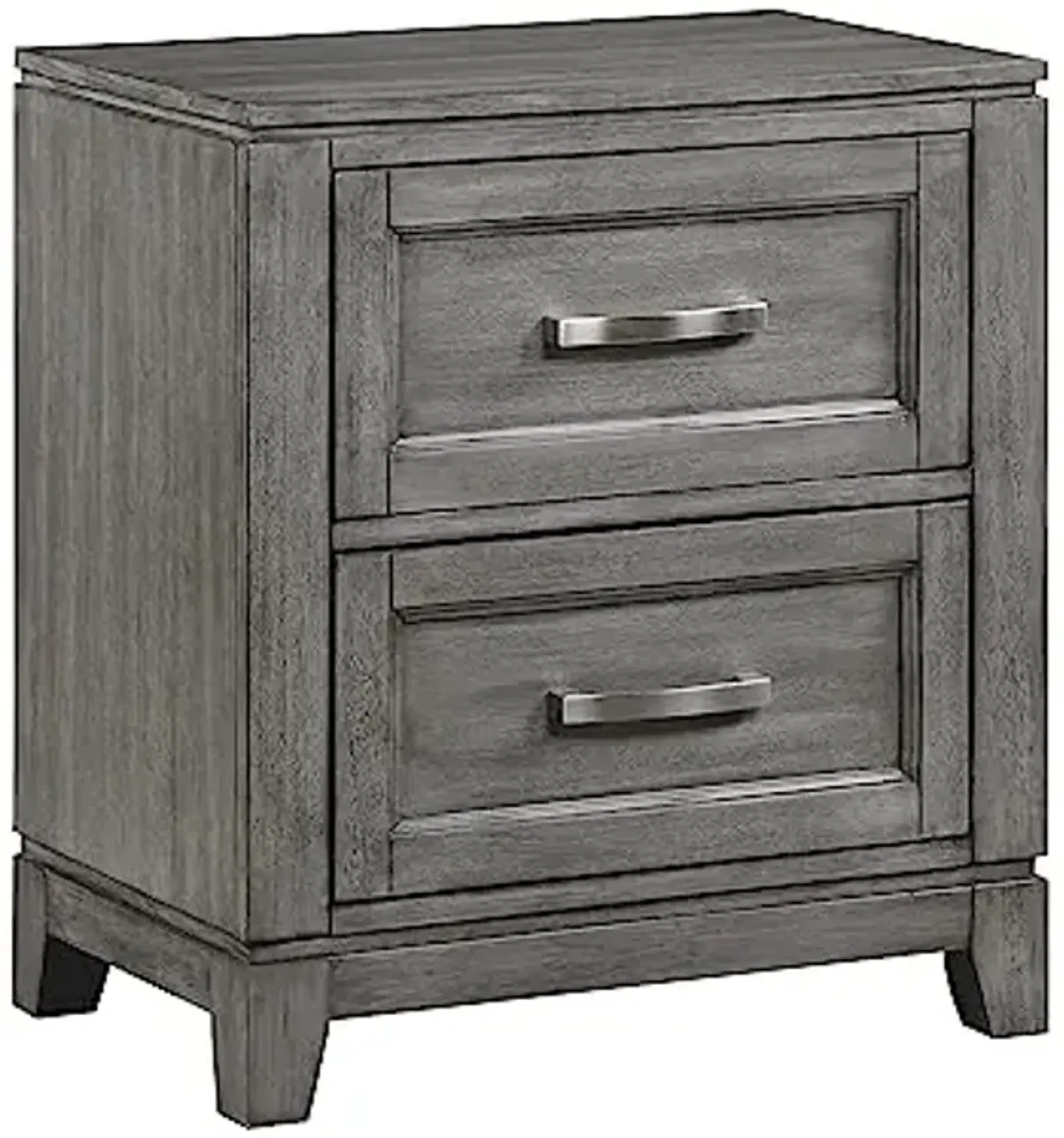 Lexicon Bertillon 2-Drawer Nightstand, Gray