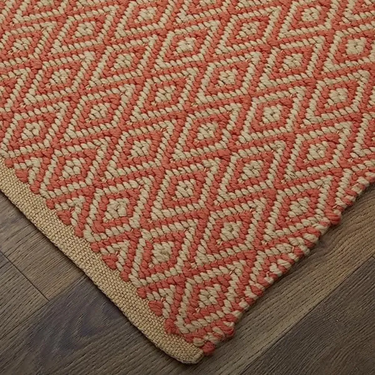 Feizy Rugs - Hand Woven Morrison, Rust, 2' x 3' Accent Rug