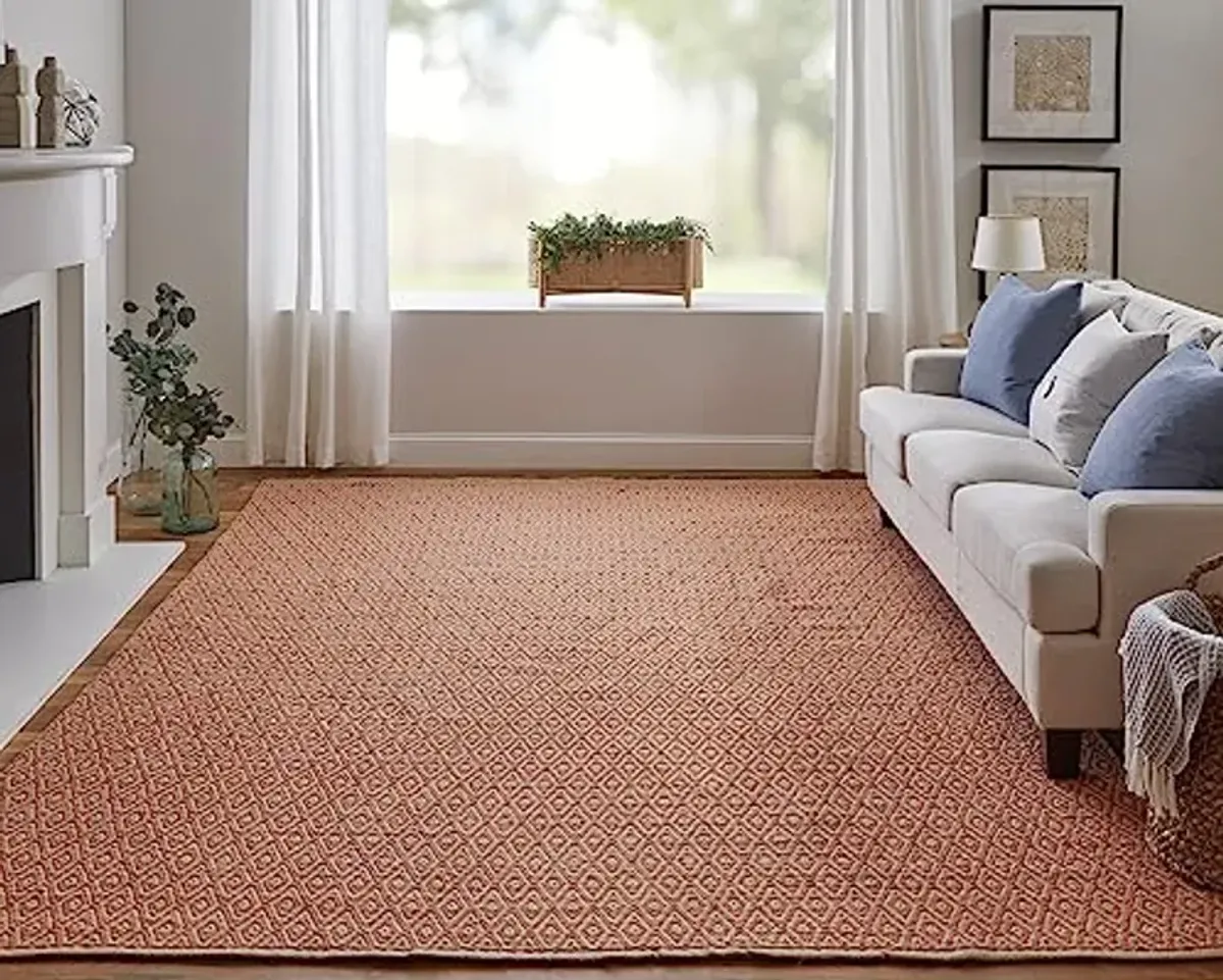 Feizy Rugs - Hand Woven Morrison, Rust, 2' x 3' Accent Rug