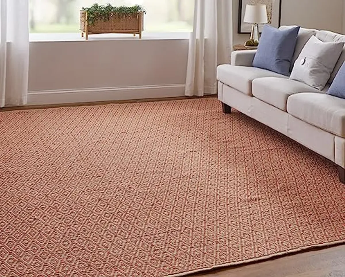 Feizy Rugs - Hand Woven Morrison, Rust, 2' x 3' Accent Rug