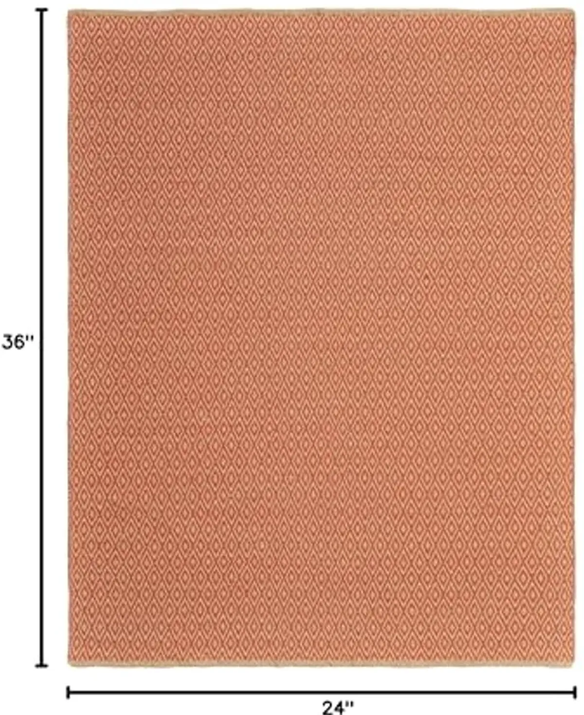 Feizy Rugs - Hand Woven Morrison, Rust, 2' x 3' Accent Rug