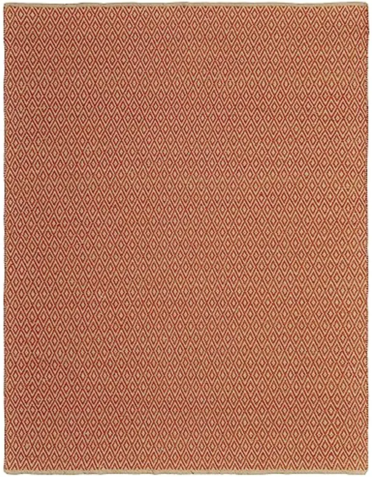 Feizy Rugs - Hand Woven Morrison, Rust, 2' x 3' Accent Rug