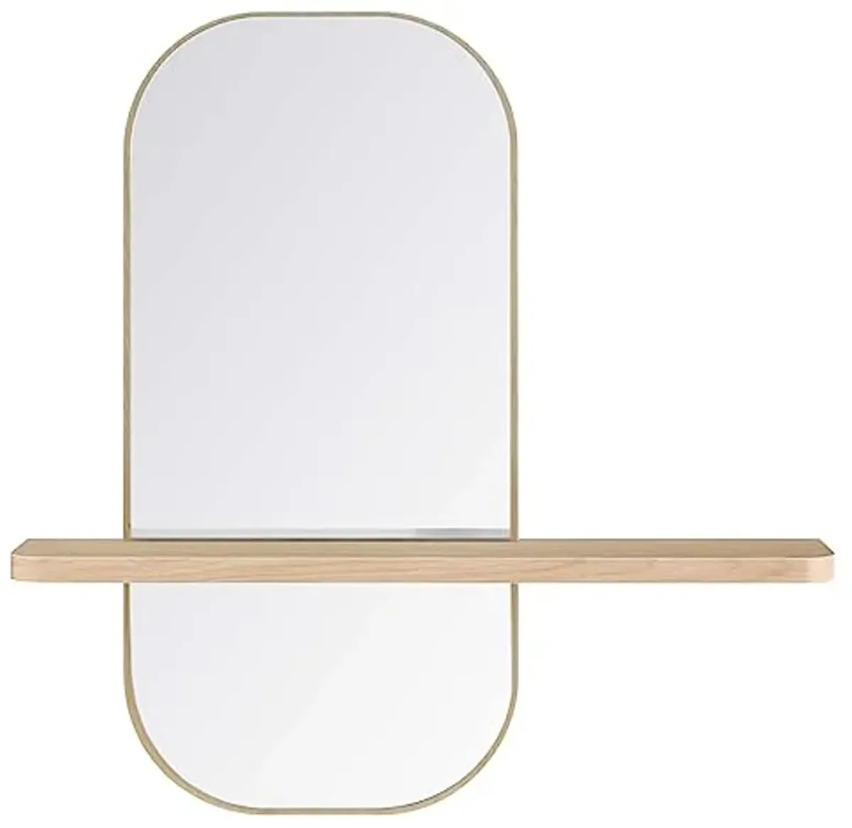 Modway EEI-6349-OAK Solstice Mirror, Oak