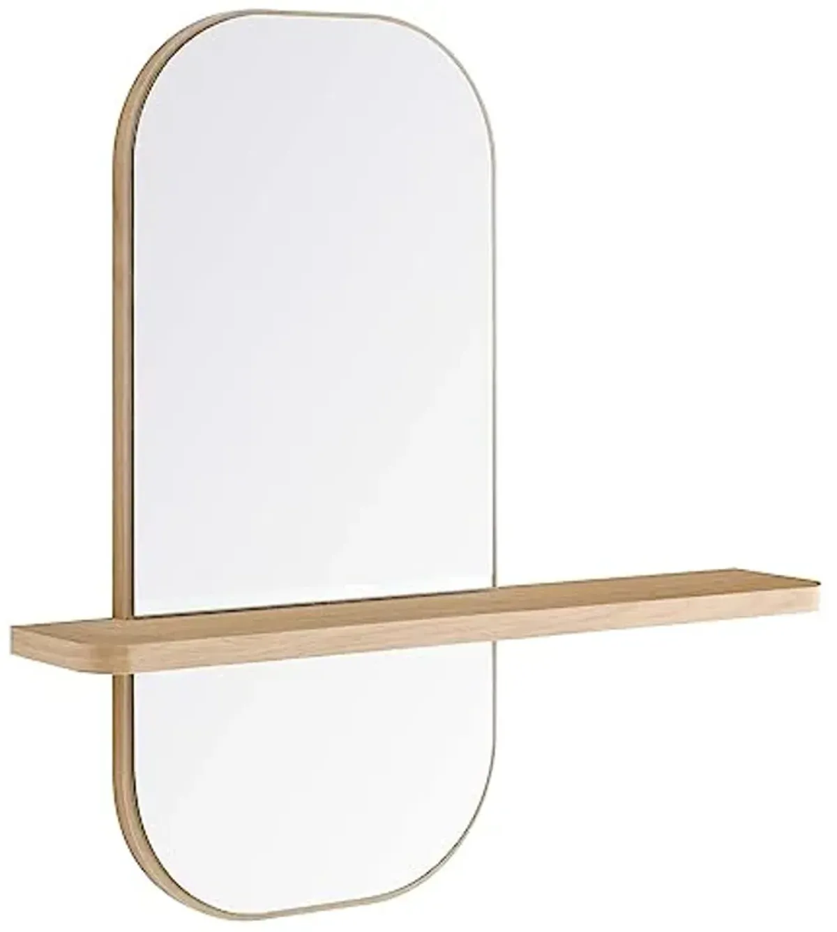 Modway EEI-6349-OAK Solstice Mirror, Oak