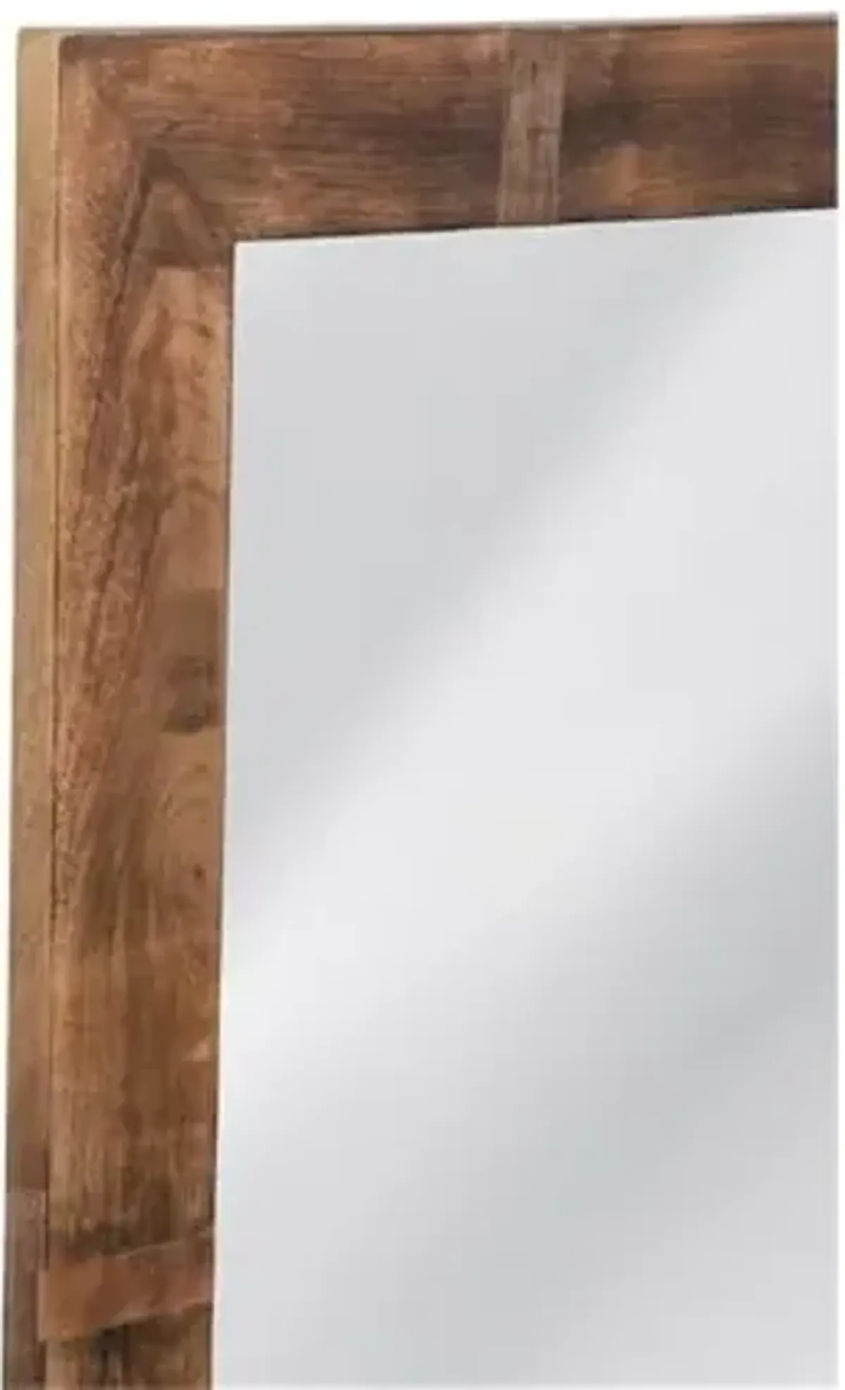 Bozeman Floor Mirror in Natural Mango Wood