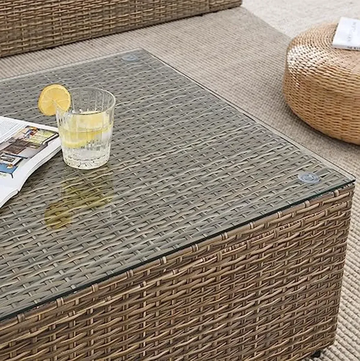 Modway Convene Outdoor Patio Outdoor Patio Coffee Table in