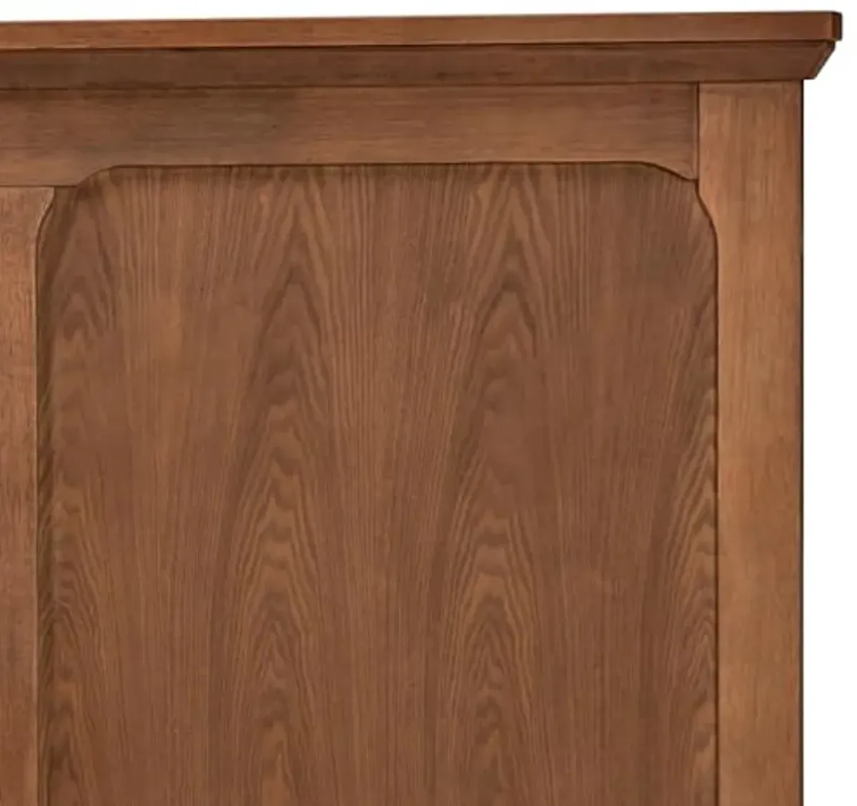 Baxton Studio Alarice Classic and Traditional Ash Walnut Finished Wood Queen Size Headboard