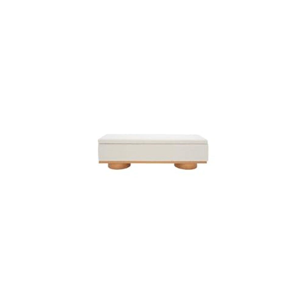 SAFAVIEH Vianna Storage SFV5049A Bench, Cream/Natural