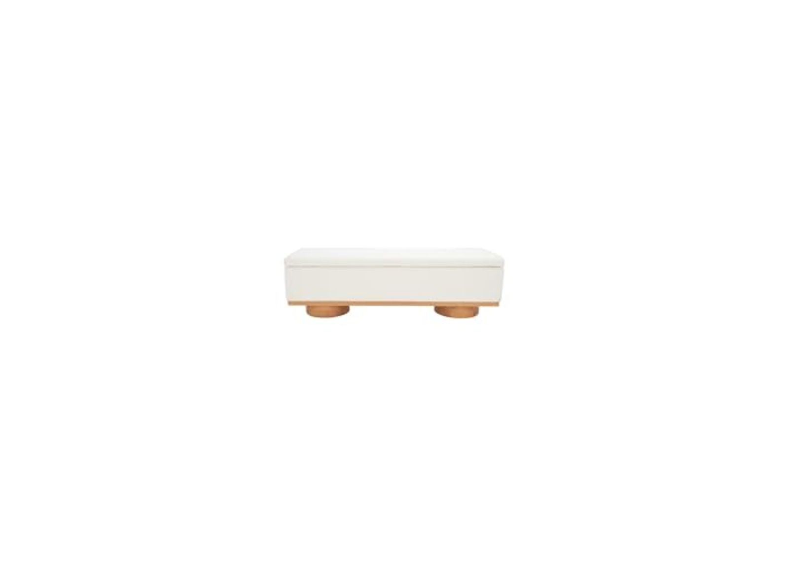 SAFAVIEH Vianna Storage SFV5049B Bench, Ivory/Natural