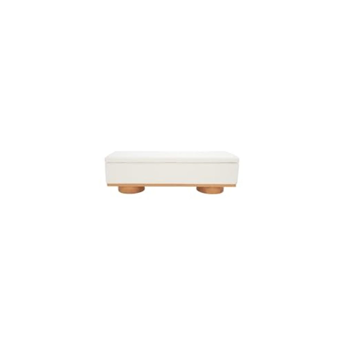 SAFAVIEH Vianna Storage SFV5049B Bench, Ivory/Natural