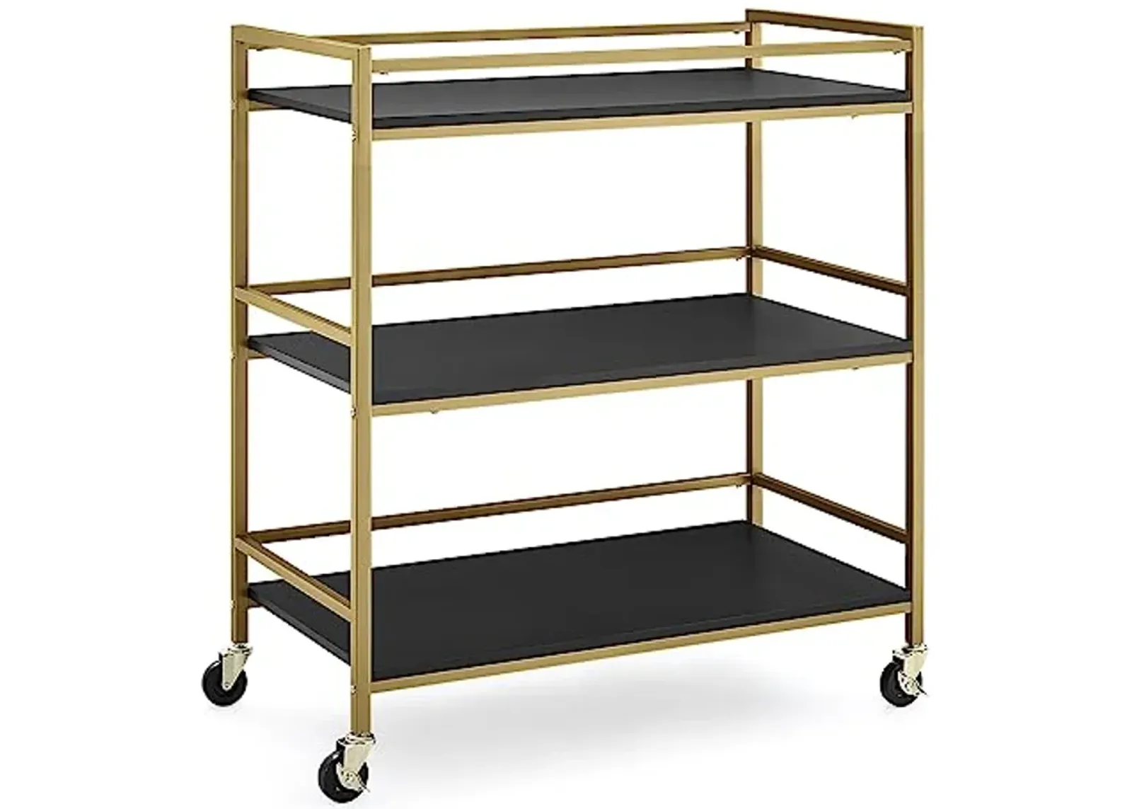 Delta Children Jade Changing Table/Cart, Ebony Melamine/Bronze