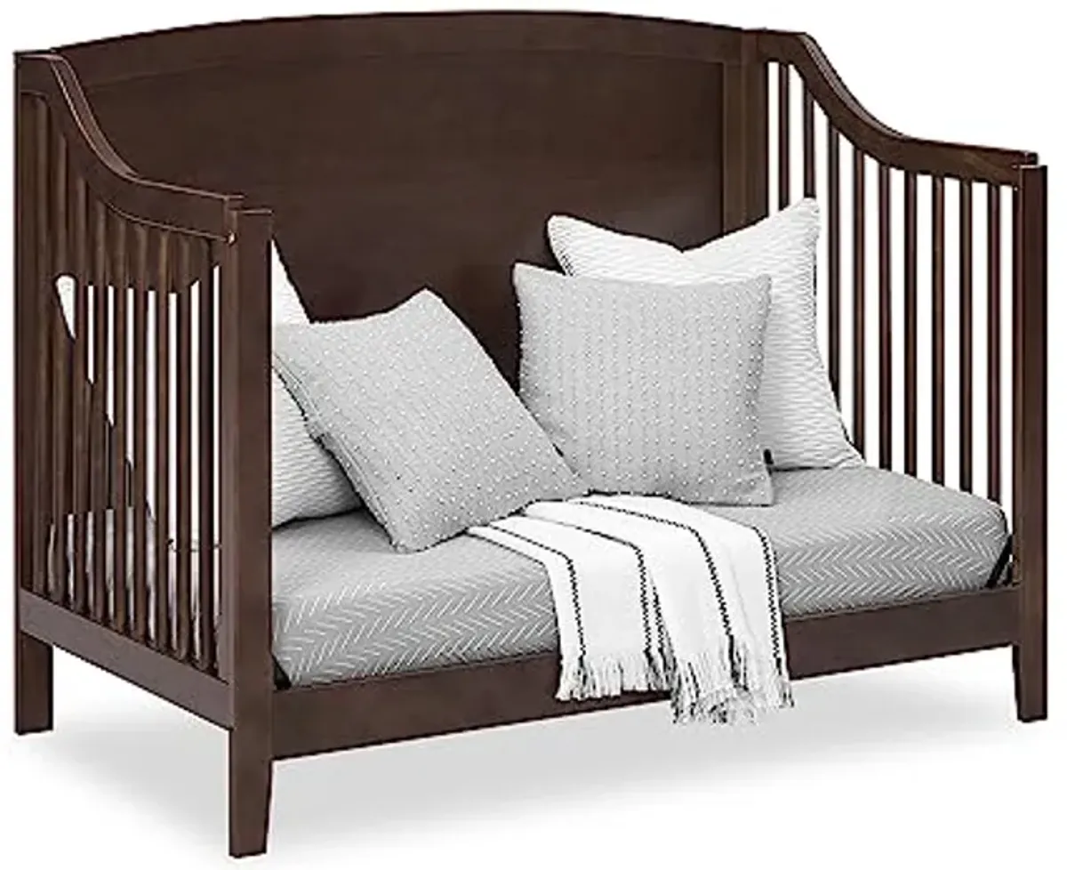 Delta Children Campbell 6-in-1 Convertible Crib - Greenguard Gold Certified, Walnut Espresso