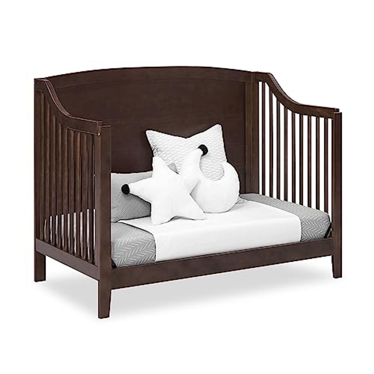 Delta Children Campbell 6-in-1 Convertible Crib - Greenguard Gold Certified, Walnut Espresso