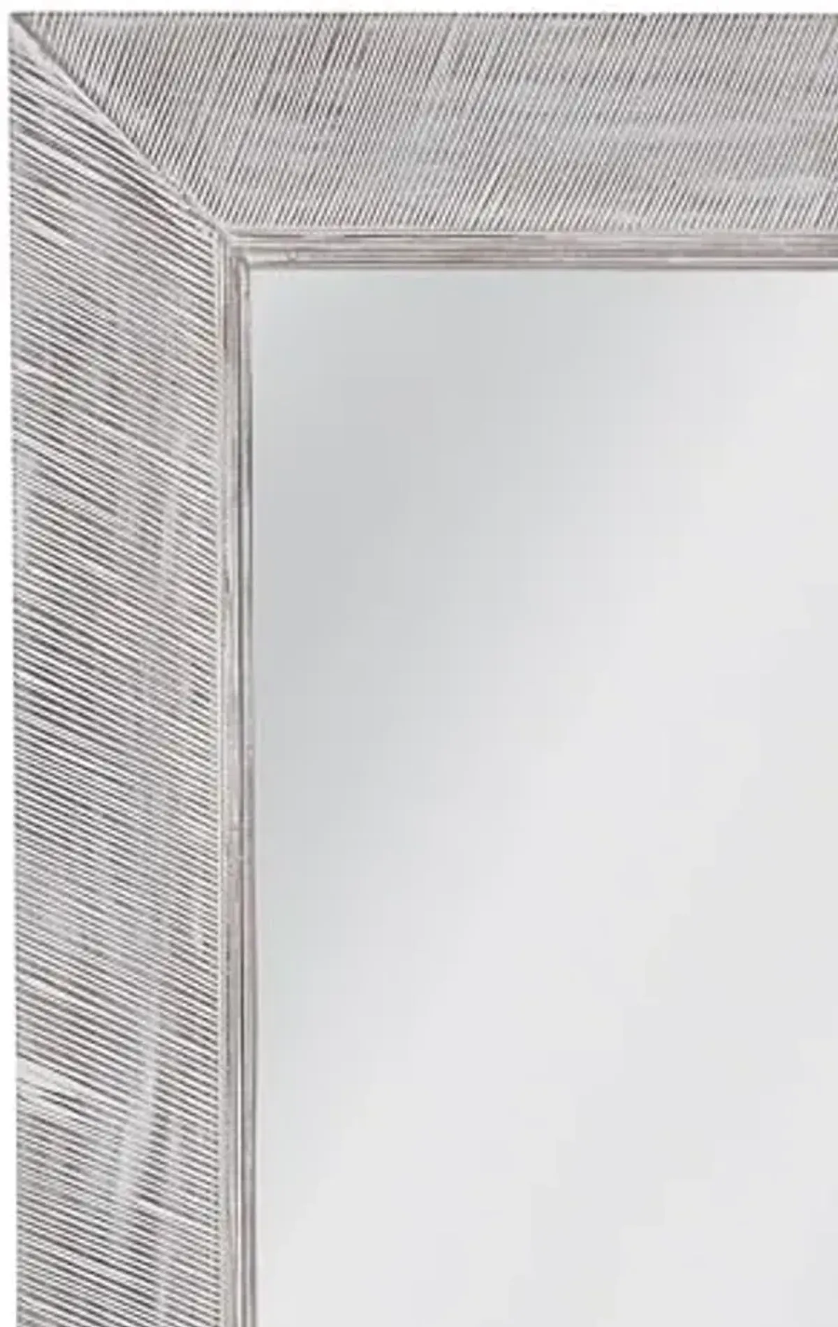 Baker Floor Mirror - White Wash