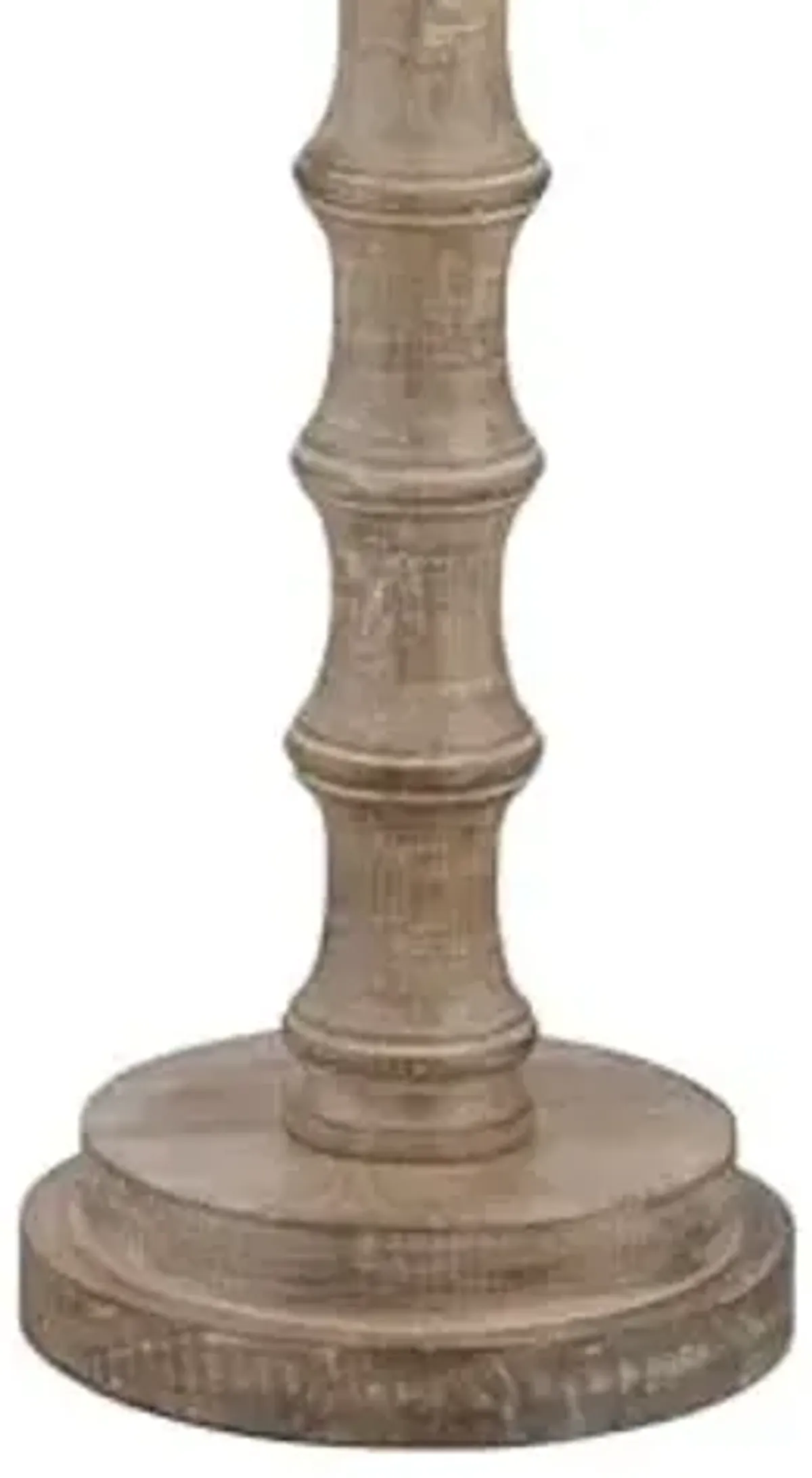 Bassett Mirror Tonio Country Farmhouse Floor Lamp, 54" in Light, Brown, Decorative Lamp for Living Room and Bedroom, L4340F