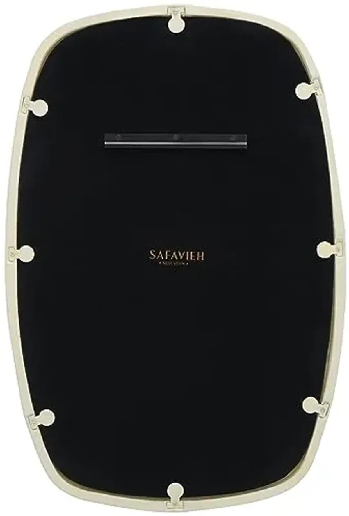 SAFAVIEH Home Collection Raelee Ivory 24 x 36-inch Decorative Accent Wall Mirror for Bedroom Living Room Entryway