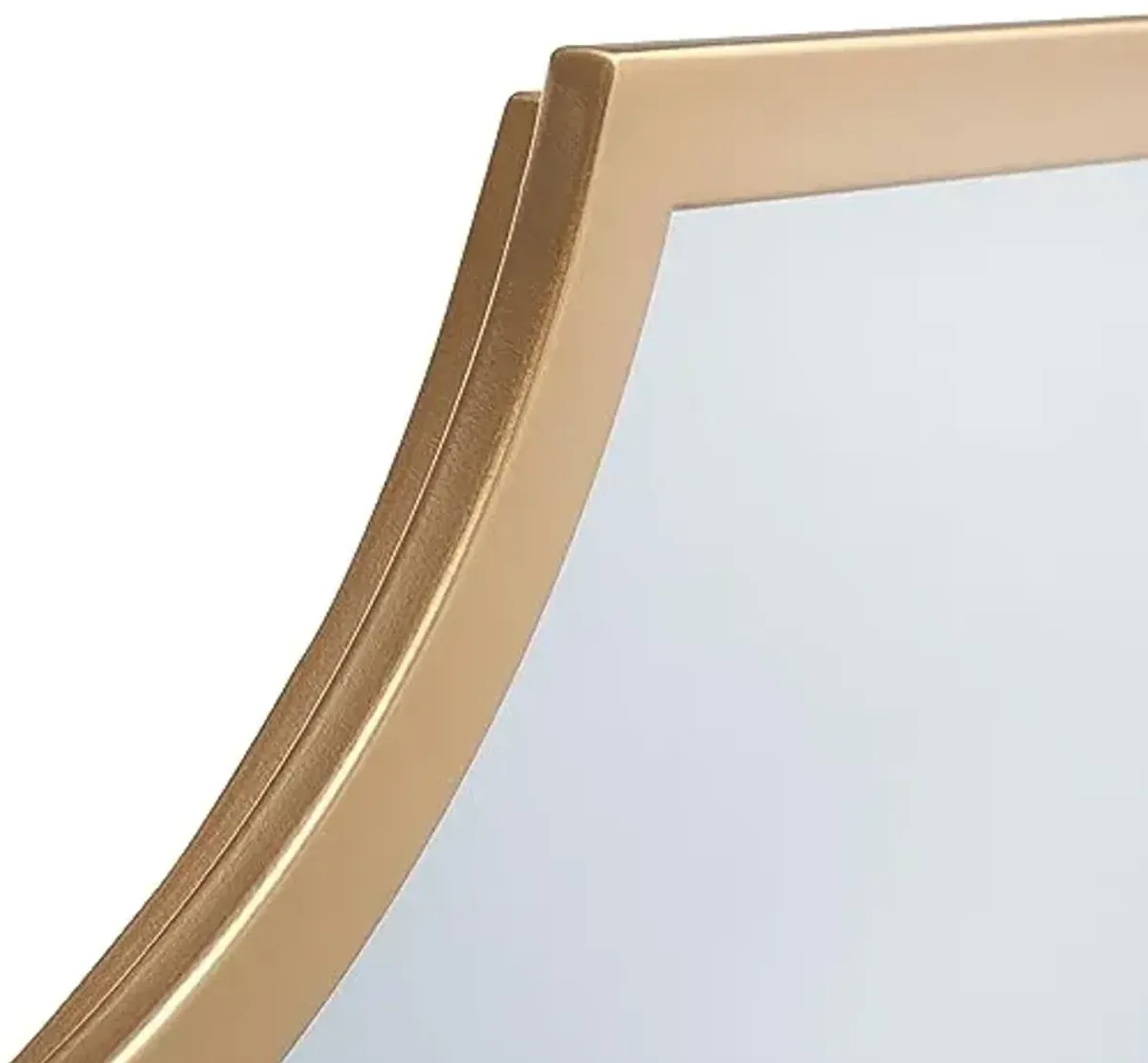 SAFAVIEH Home Collection Elenin Brass 20 x 36-inch Decorative Accent Wall Mirror for Bedroom Living Room Bathroom Entryway