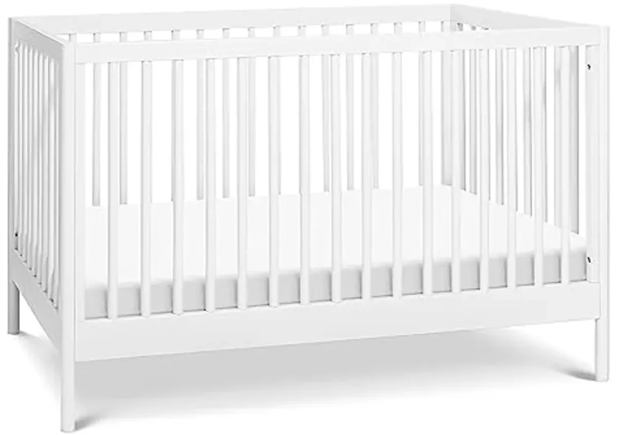 DaVinci Birdie 3-in-1 Convertible Crib, White, Easy Assemble, Greenguard Gold Certified