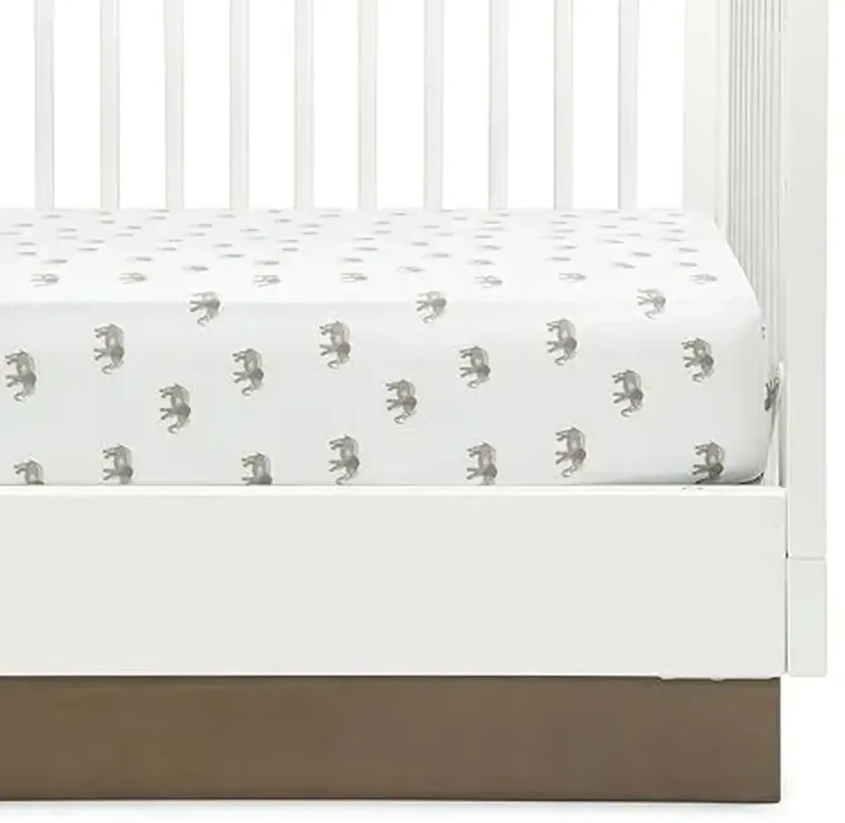 Delta Children Fitted Crib Sheets for Girls and Boys - Crib Sheet for Standard Crib and Toddler Mattresses - 28x52 Inch (Pack of 2), Safari Friends