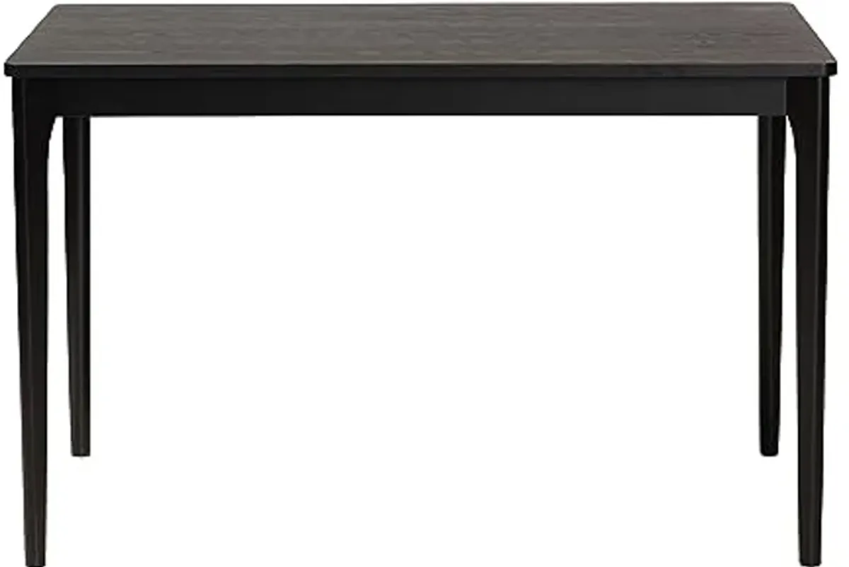 Baxton Studio Sherwin Dining Table, One Size, Black