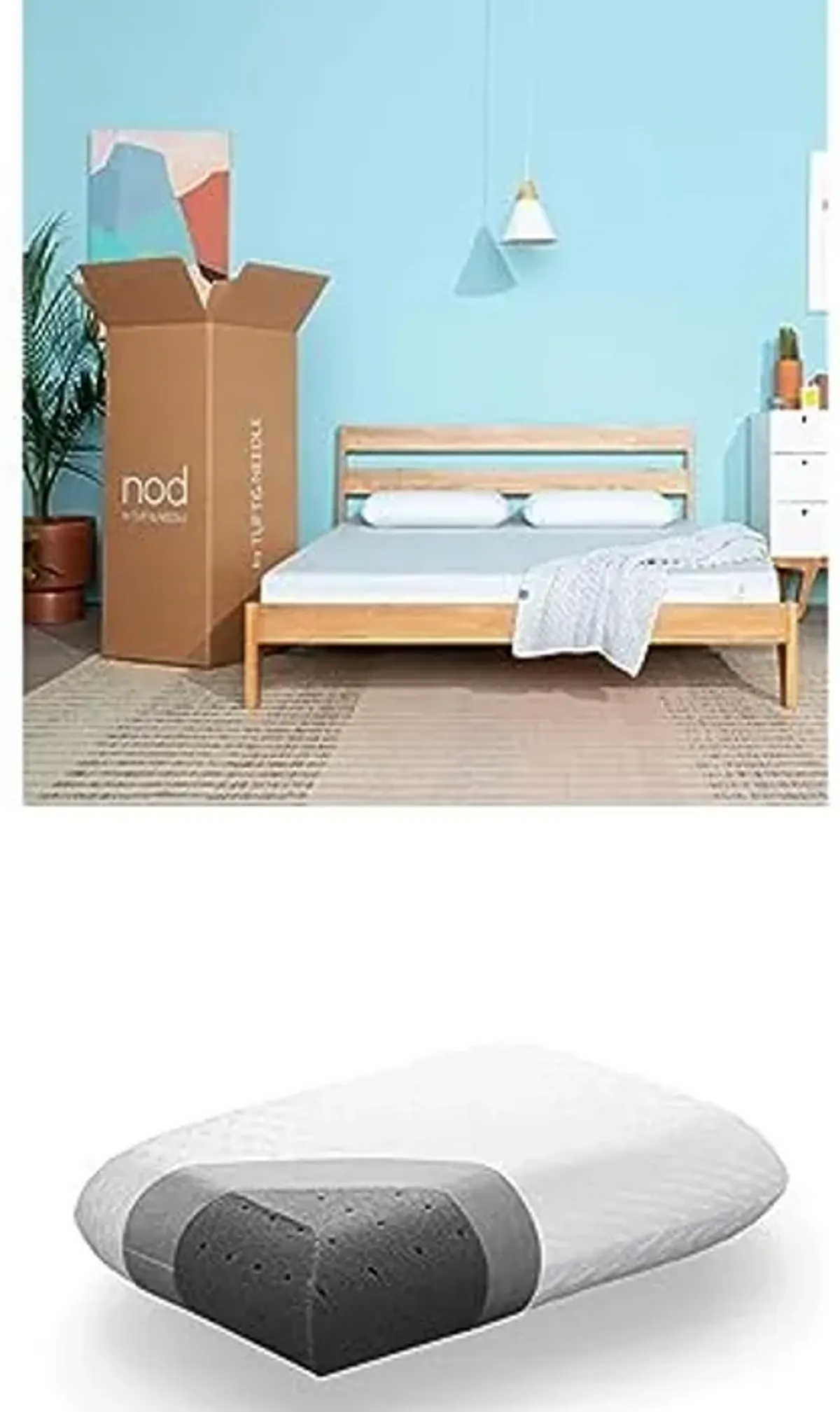 Tuft & Needle Nod 6" Full Mattress + 2 Standard T&N Pillows