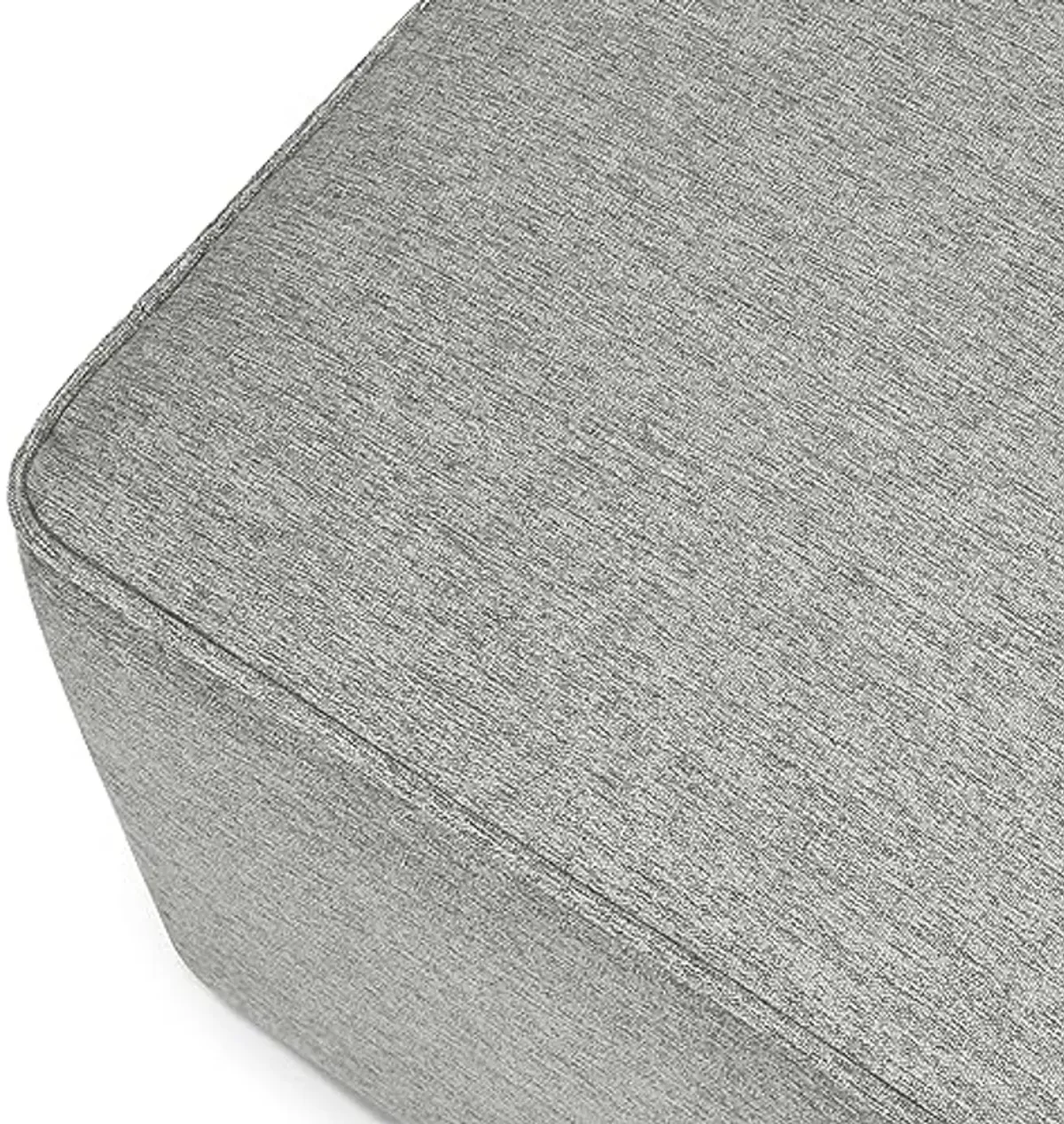 DaVinci Universal Gliding Ottoman in Frost Grey, GREENGUARD Gold & CertiPUR-US Certified