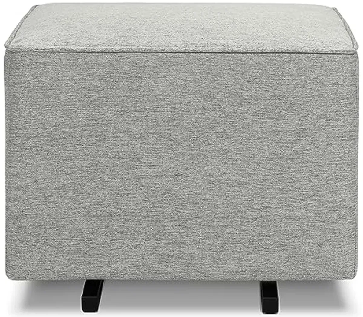 DaVinci Universal Gliding Ottoman in Frost Grey, GREENGUARD Gold & CertiPUR-US Certified