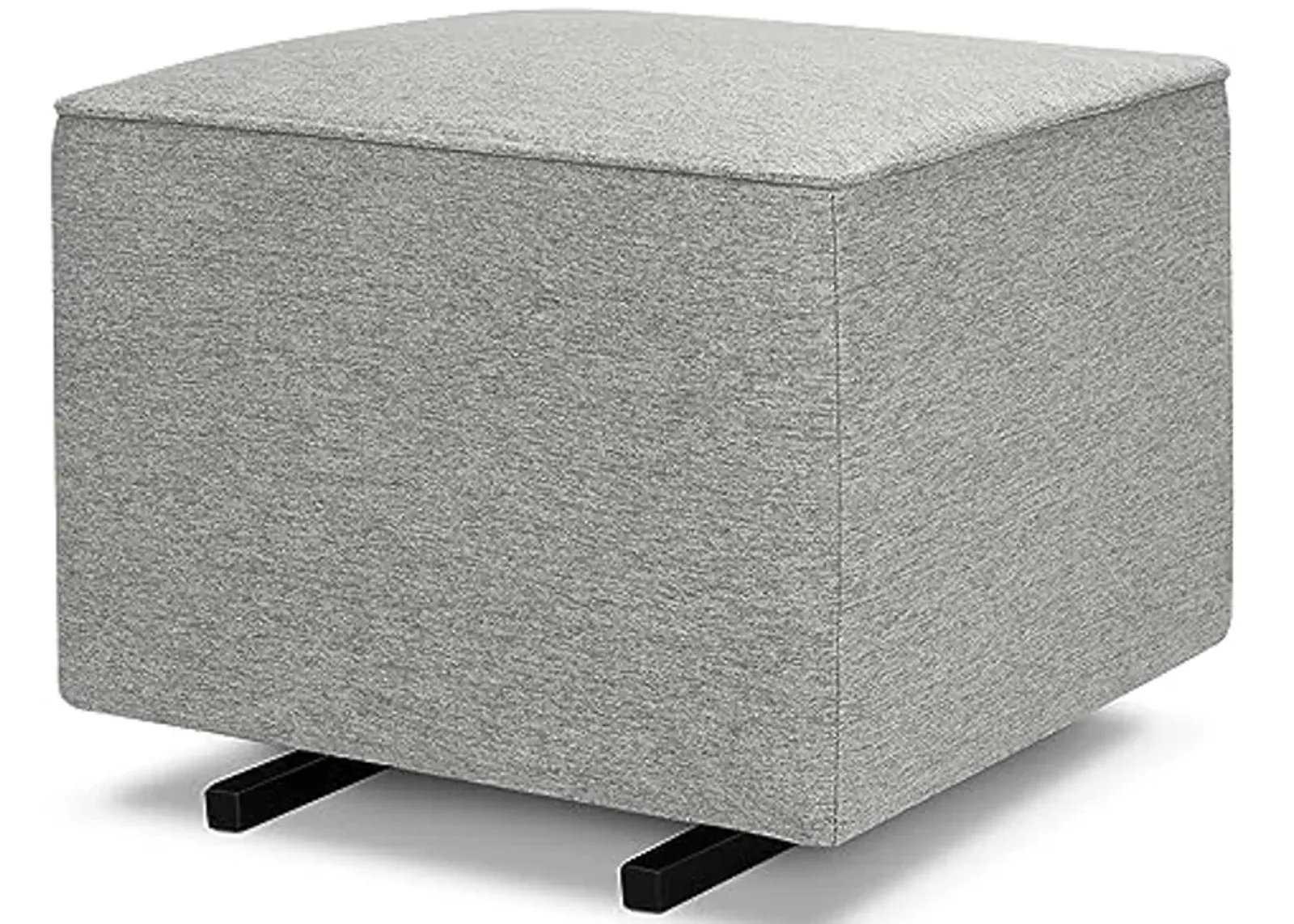 DaVinci Universal Gliding Ottoman in Frost Grey, GREENGUARD Gold & CertiPUR-US Certified