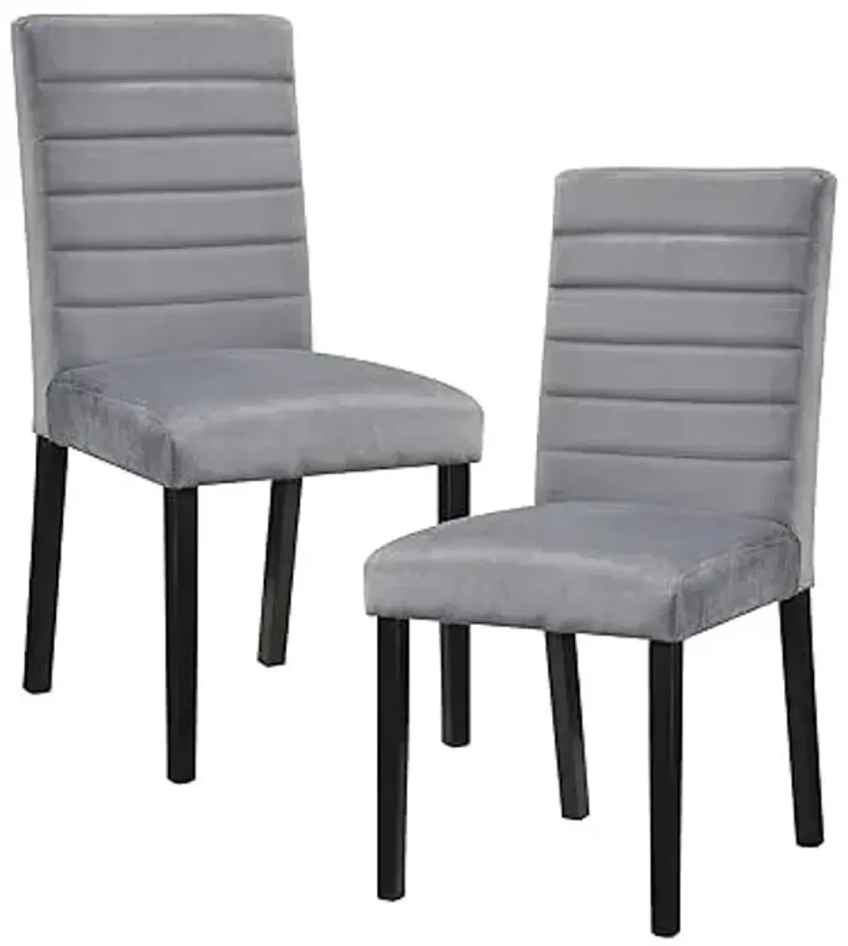 Lexicon Clover Dining Chair (Set of 2), Gray