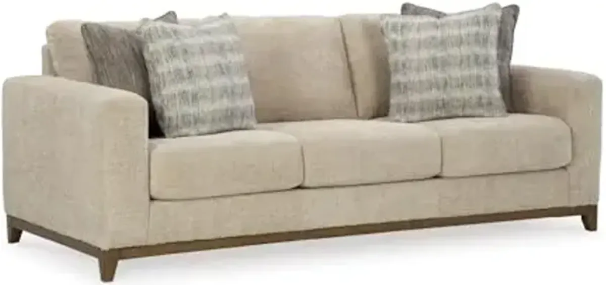 Signature Design by Ashley Parklynn Classic Sofa for Living Room, Beige
