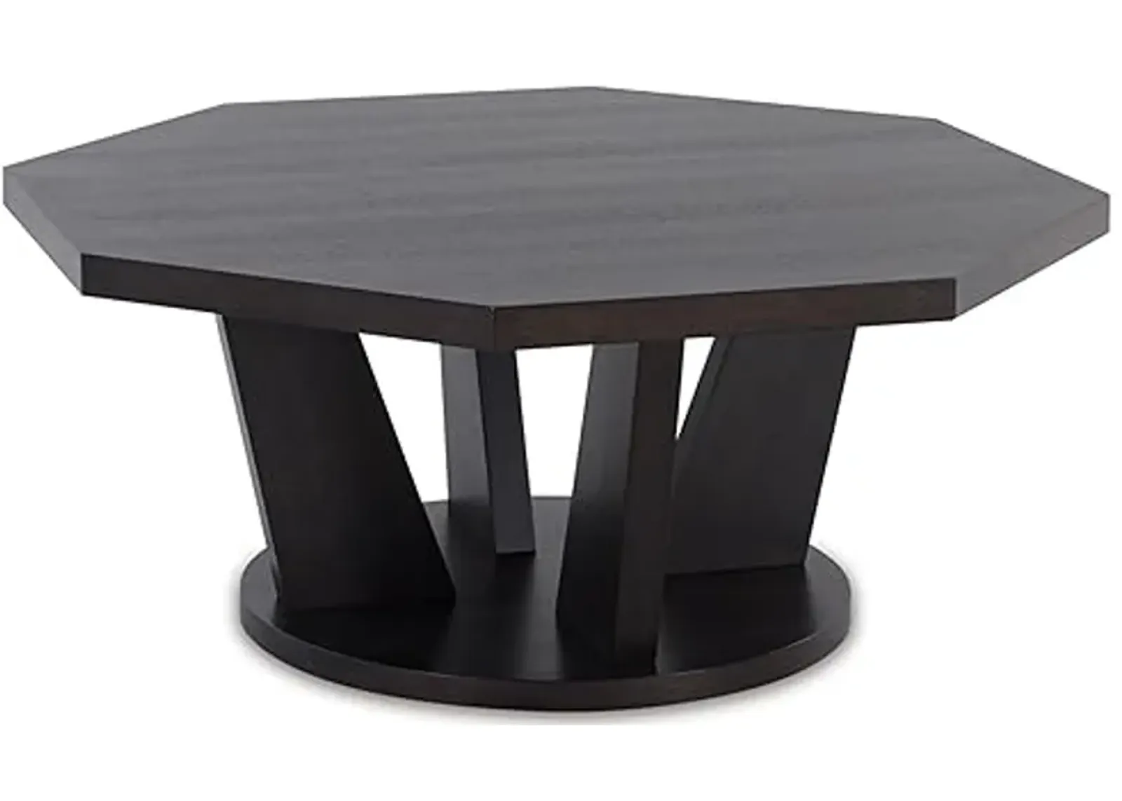 Signature Design by Ashley Chasinfield Modern Cocktail Table for Living Room, Dark Brown