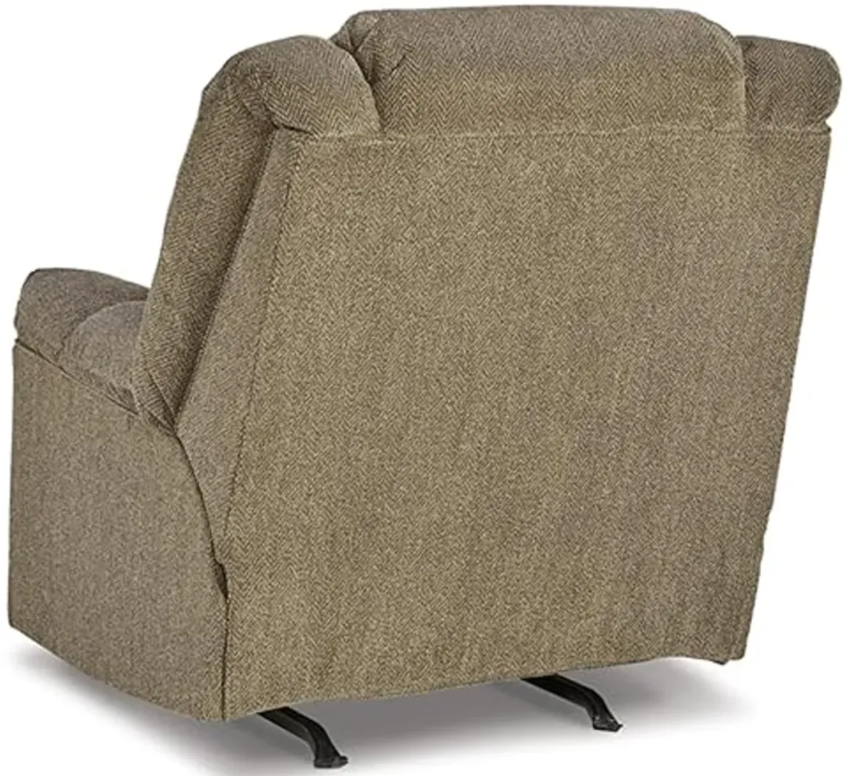 Signature Design by Ashley Kegler Contemporary Tufted Manual Rocker Recliner, Light Brown