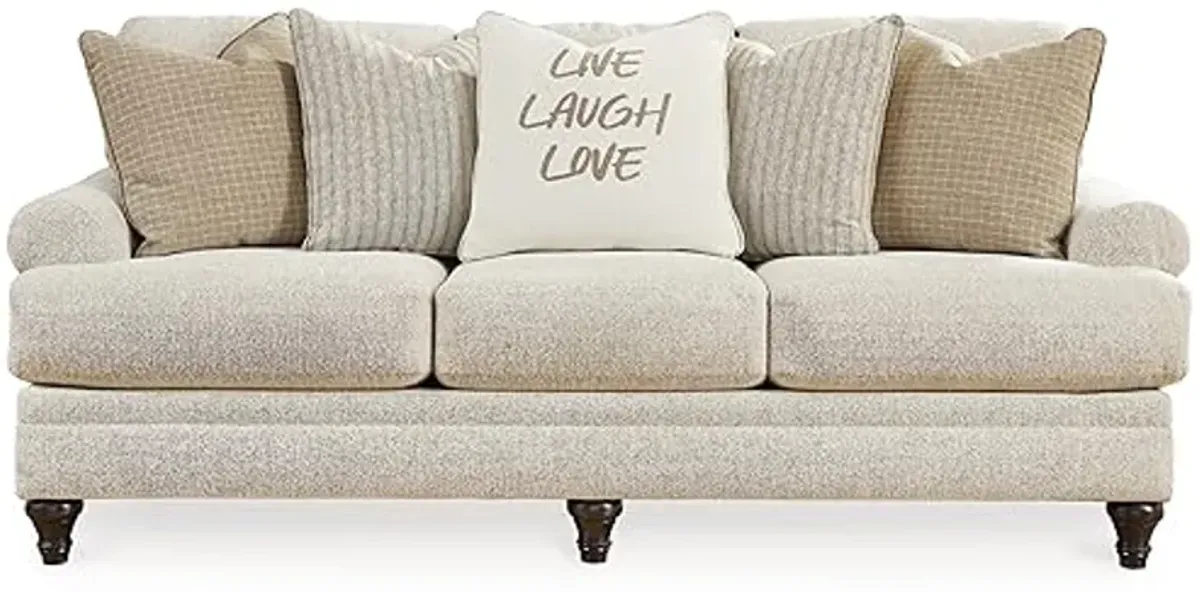 Signature Design by Ashley Valerani Classic Sofa for Living Room, Beige