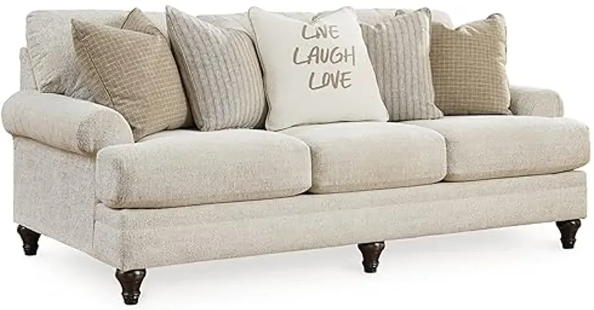 Signature Design by Ashley Valerani Classic Sofa for Living Room, Beige